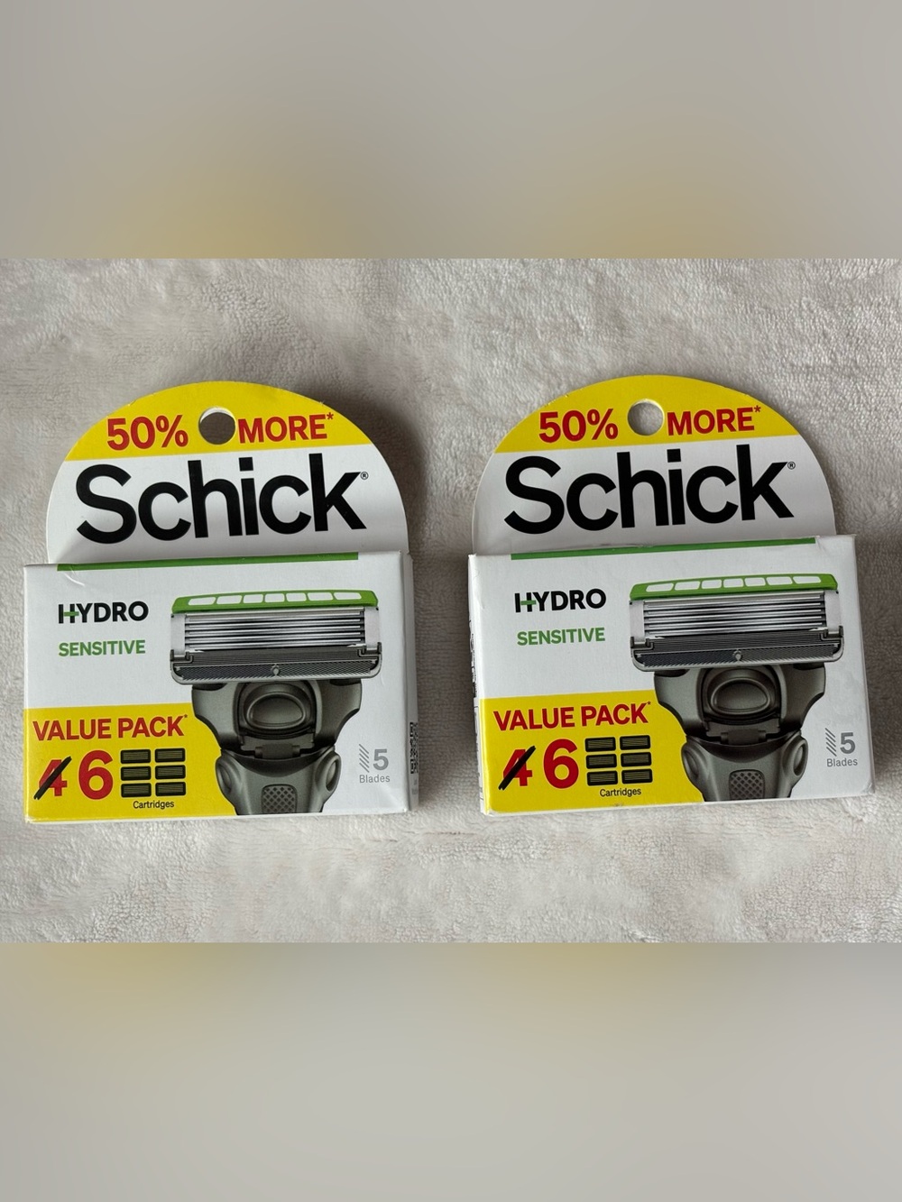 Schick Hydro Sensitive Men's
Value Pack Refill  (2 Boxes)